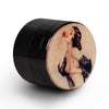 Pin Up Girl Grinder Titanium Premium Herb Grinder 2.2" Wide, black