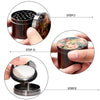 Pin Up Girl Grinder Titanium Premium Herb Grinder 2.2" Wide, black