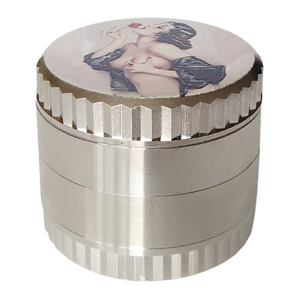 Silver Herb Grinder Spice Grinder 2.0in