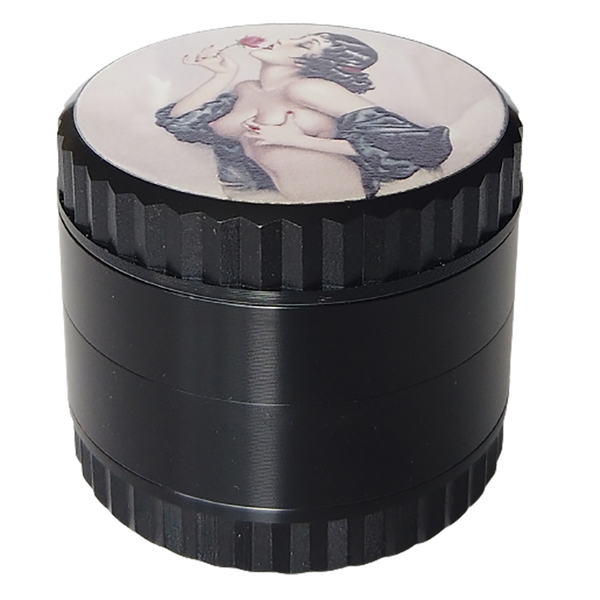 Black Herb Grinder Spice Grinder 2.0in