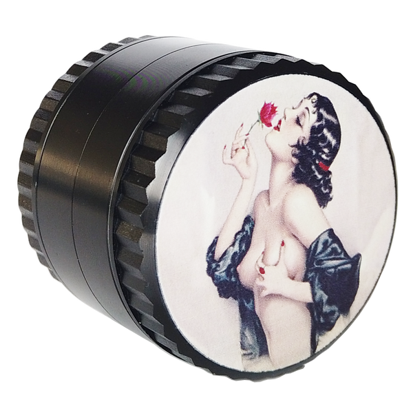 Black Herb Grinder Spice Grinder 2.0in