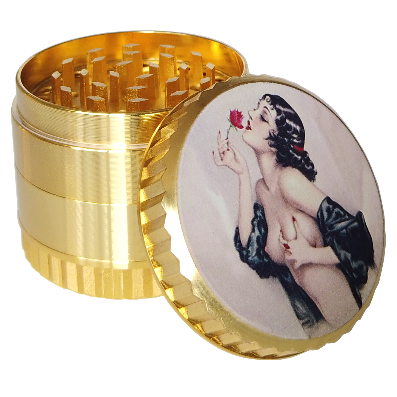 Golden Herb Grinder Spice Grinder 2.0in