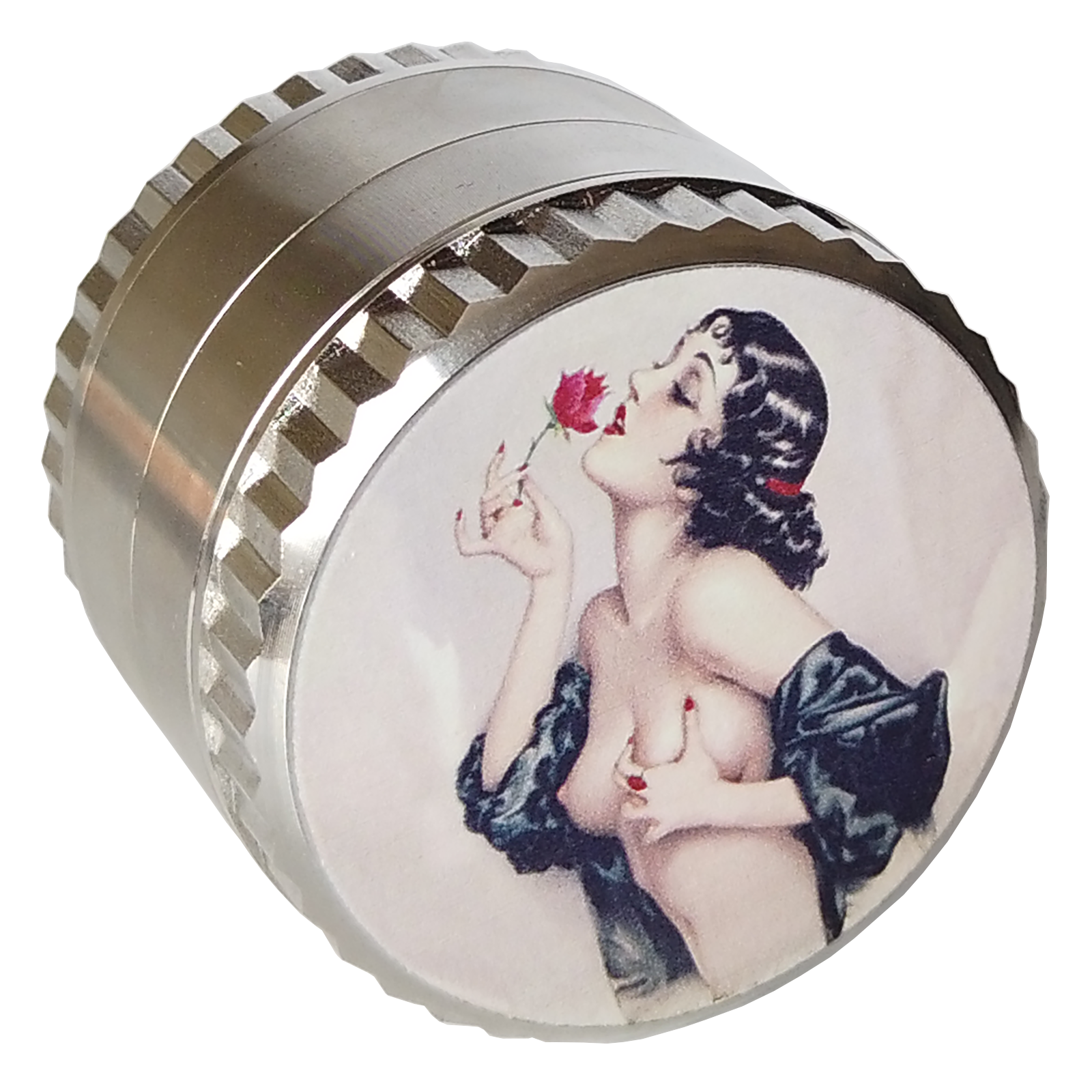 Silver Herb Grinder Spice Grinder 2.0in